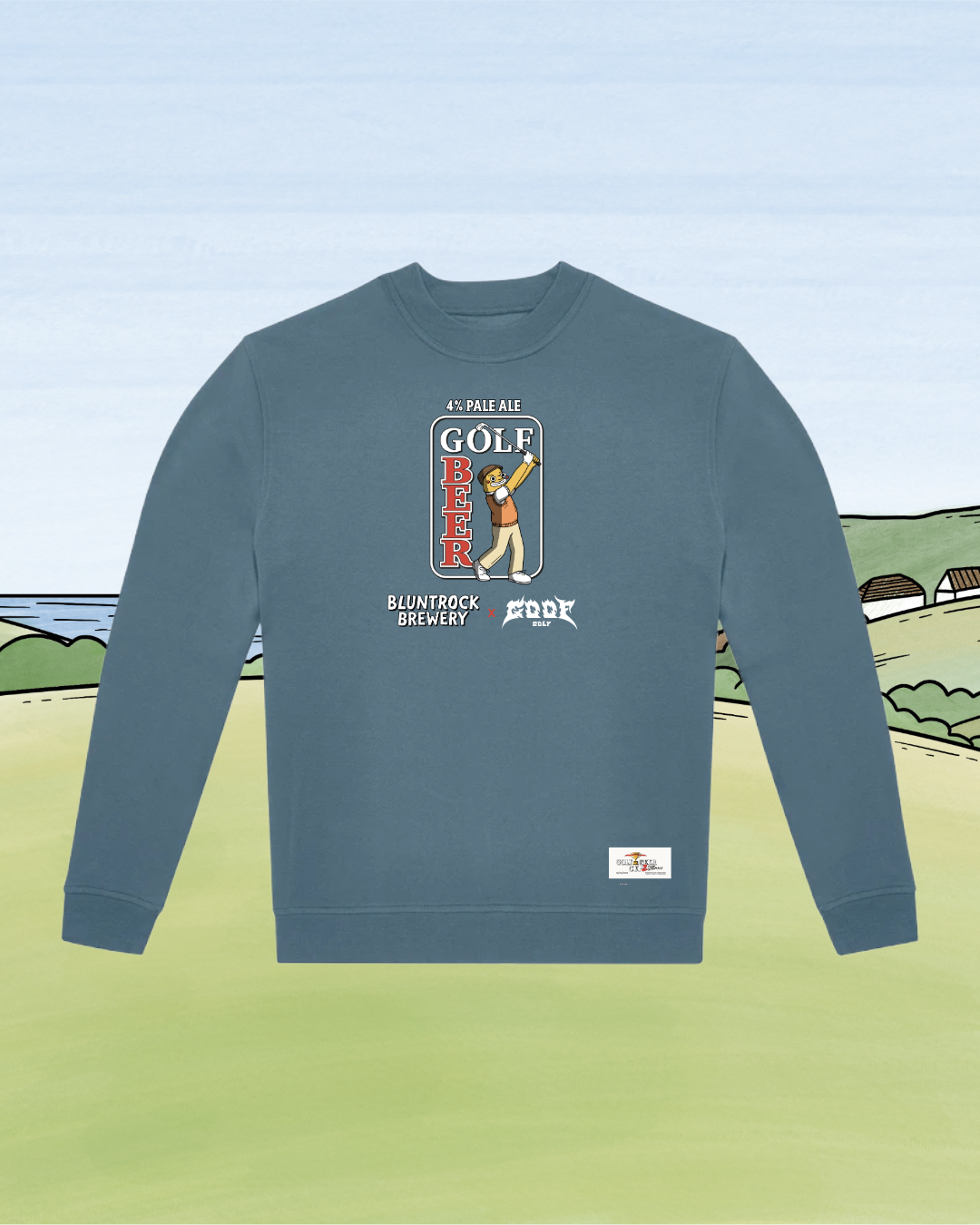 Bluntrock x Goof - Golf Beer Cup Sweatshirt - Event Collection