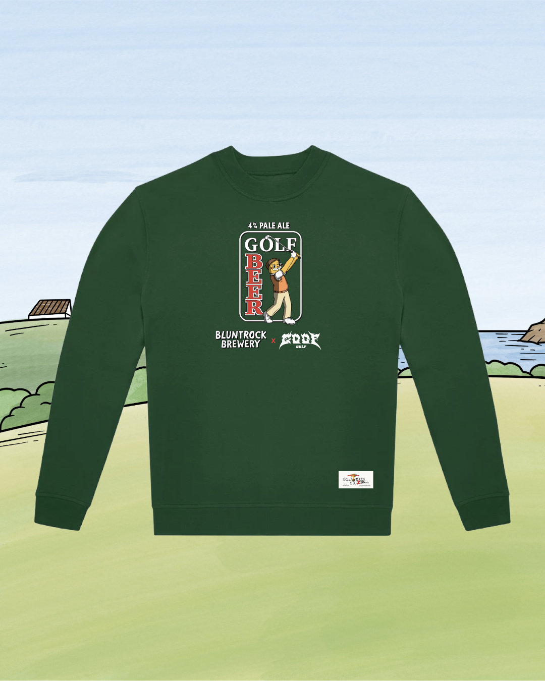 Bluntrock x Goof - Golf Beer Cup Sweatshirt - Home Delivery